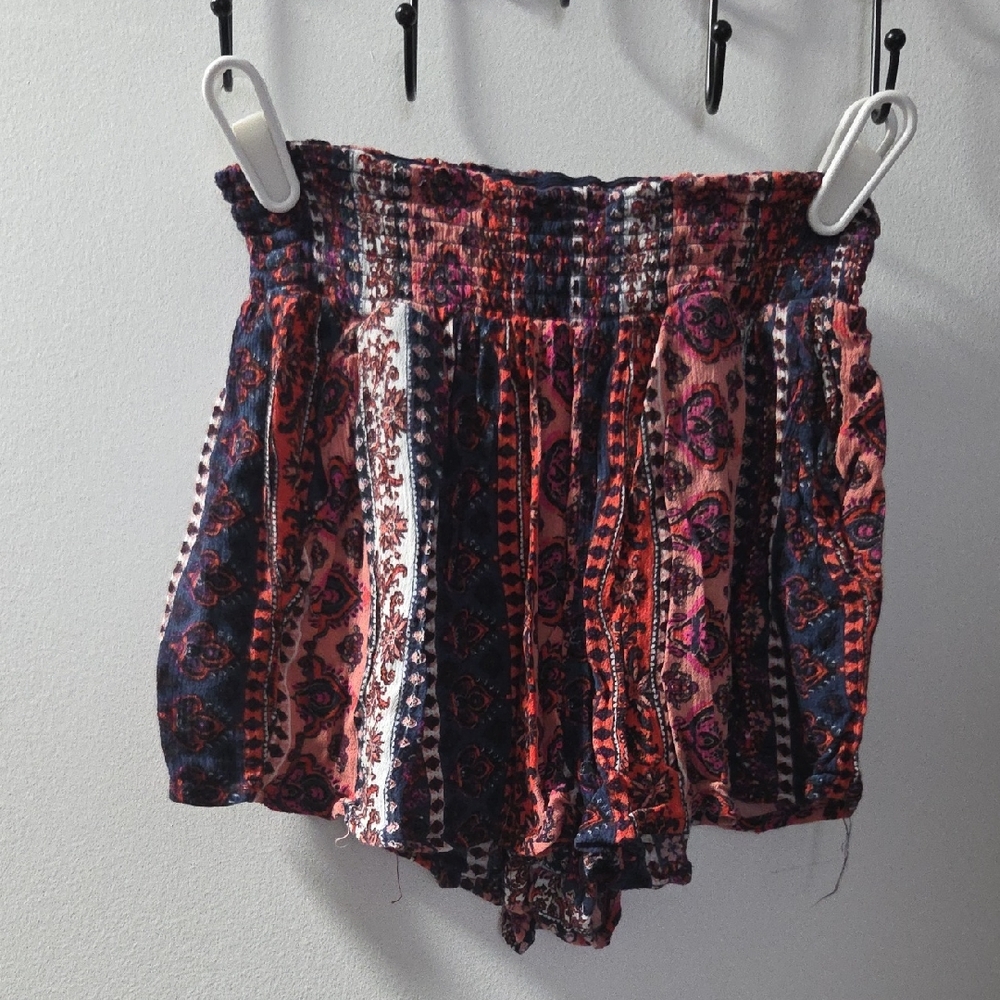 Wishful Park Multicolor High Waist Women's Shorts